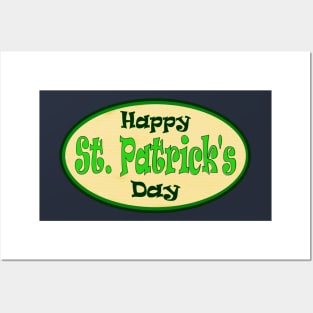 Happy St Patrick s Day 17th March Ireland's Irish Saint Pat Posters and Art